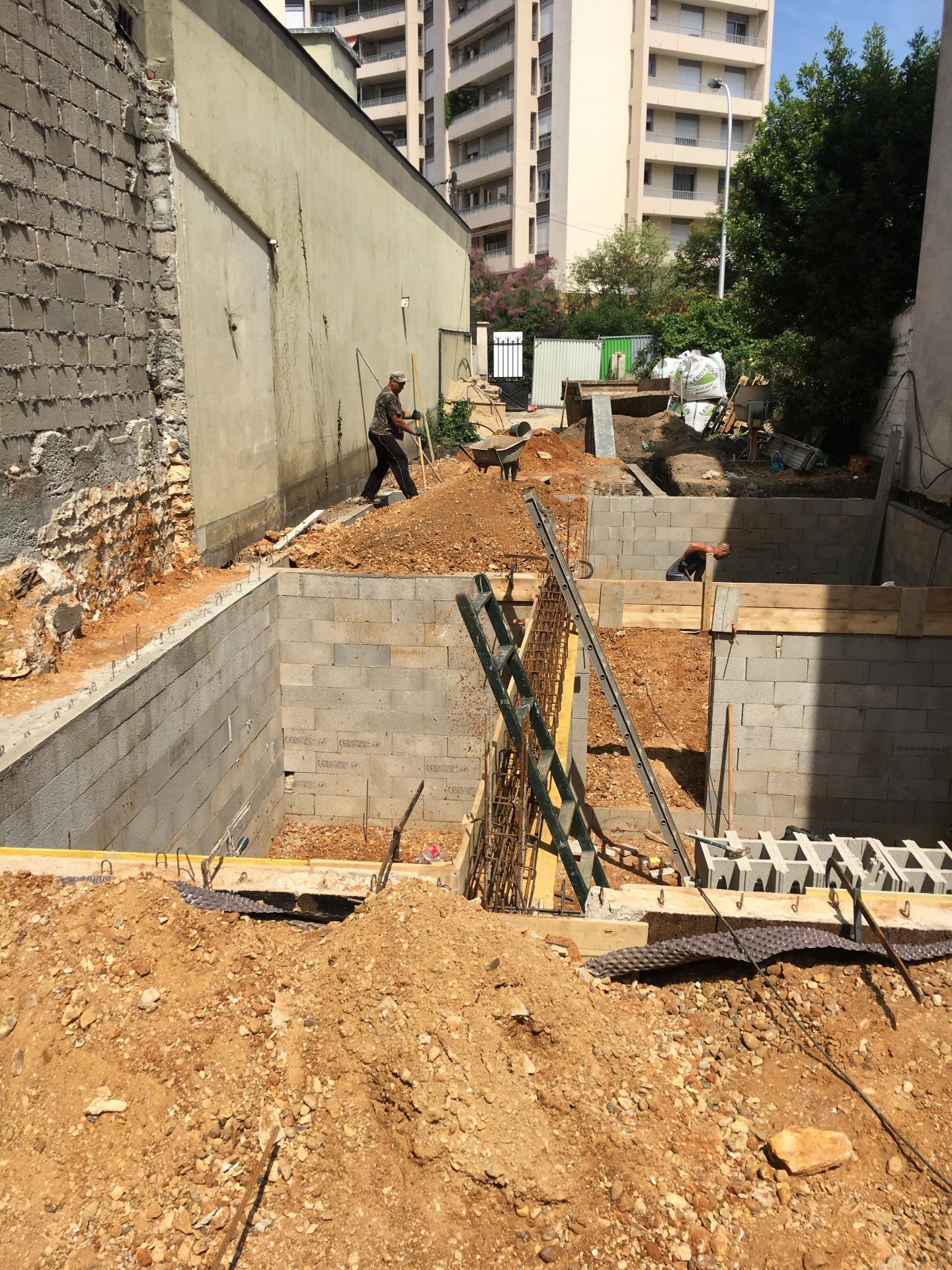 Chantier Becon rue Hudri